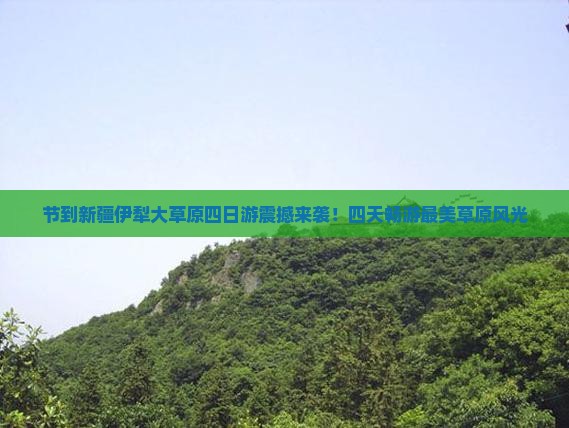 国庆节到新疆伊犁大草原四日游
