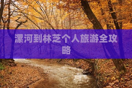 漯河到林芝个人旅游全攻略