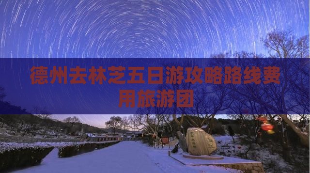 德州去林芝五日游攻略路线费用旅游团