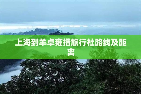 上海到羊卓雍措旅行社路线及距离