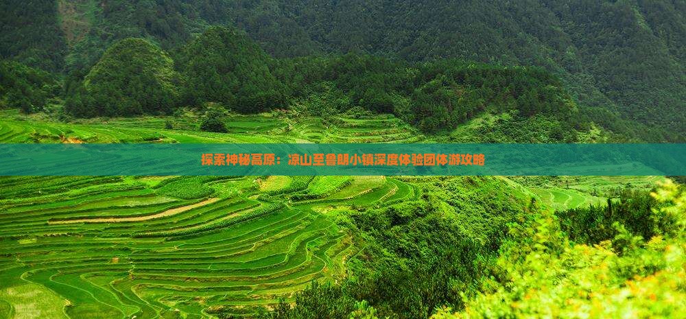 探索神秘高原：凉山至鲁朗小镇深度体验团体游攻略