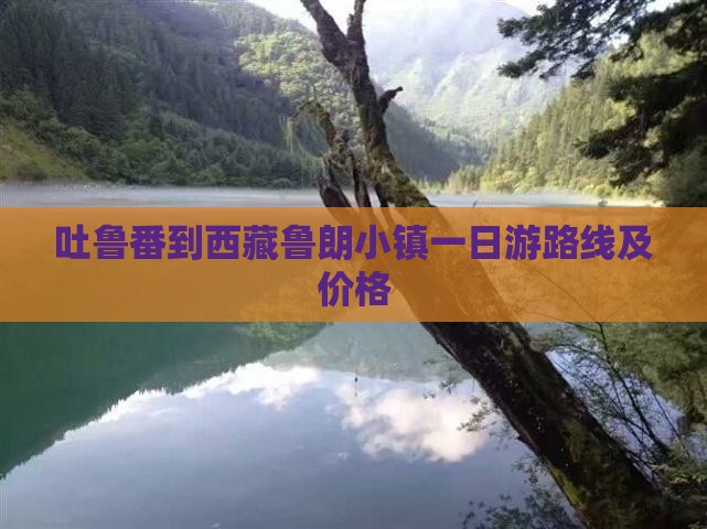 吐鲁番到西藏鲁朗小镇一日