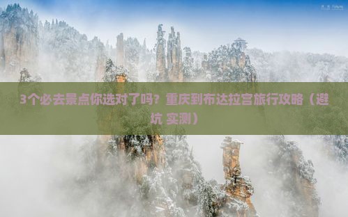 重庆到西藏布达拉宫必去地