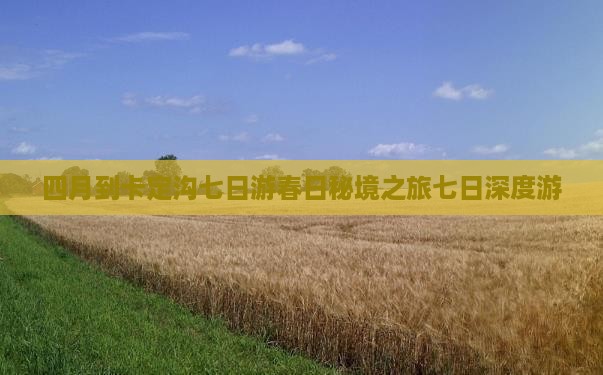 四月到西藏卡定沟七日游