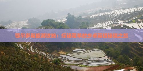 鄂尔多斯旅游攻略：探秘藏羊故乡卓雍措秘境之旅