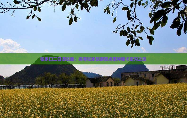 张家口二日游攻略：探寻张家旅游景点至神秘卡定沟之旅