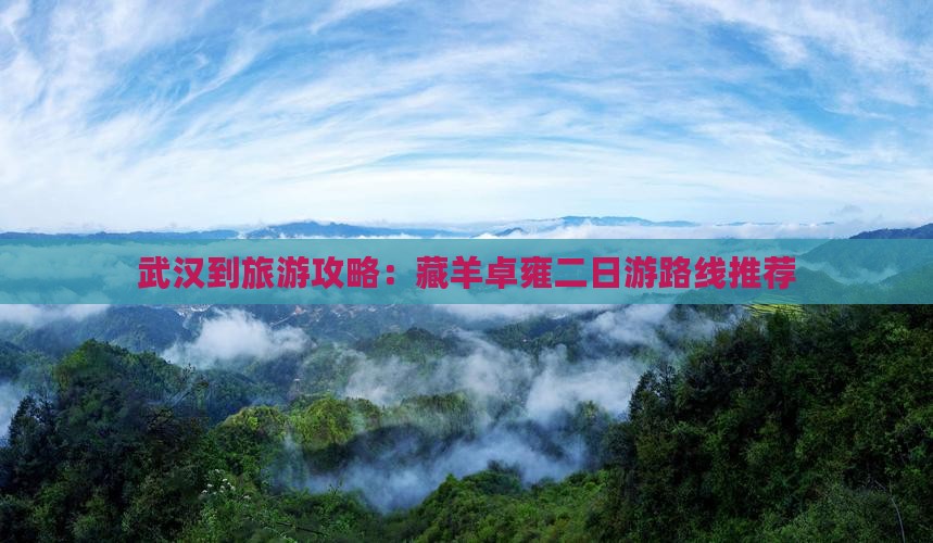 武汉到旅游攻略：藏羊卓雍二日游路线推荐