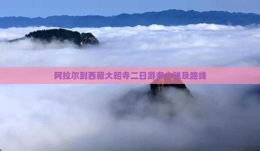 阿拉尔到西藏大昭寺二日游
