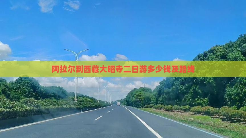 阿拉尔到西藏大昭寺二日游