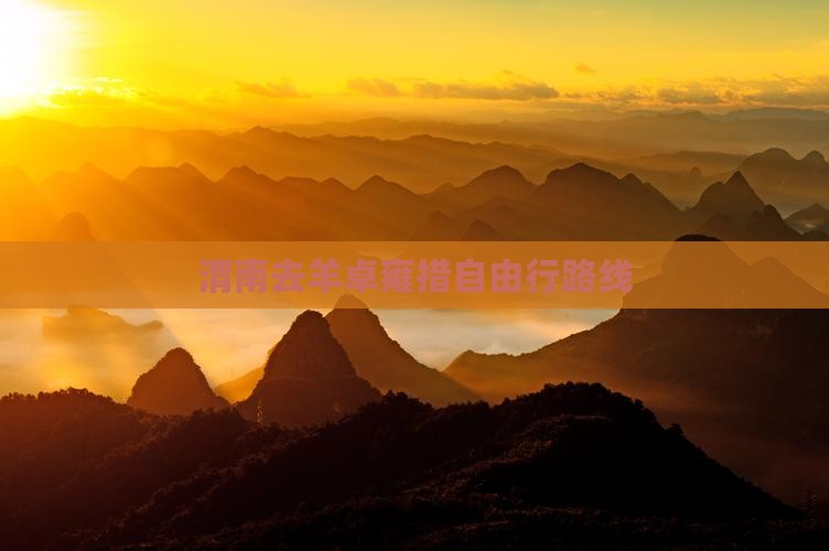 渭南去西藏羊卓雍措自由行