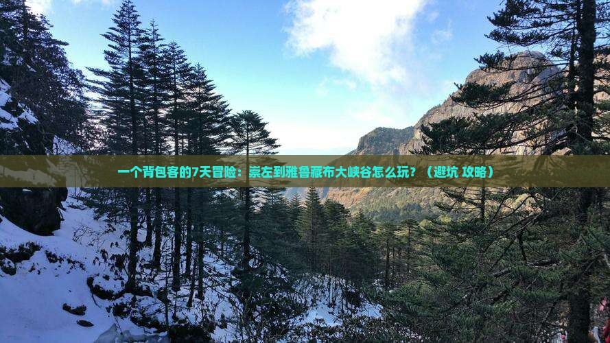崇左到西藏雅鲁藏布大峡谷七日游