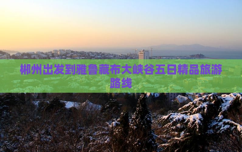 郴州出发到雅鲁藏布大峡谷五日精品旅游路线