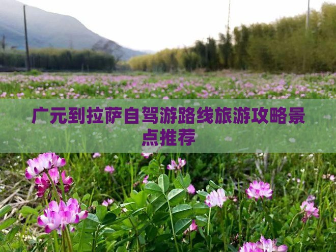 广元到拉萨自驾游路线旅游攻略景点推荐