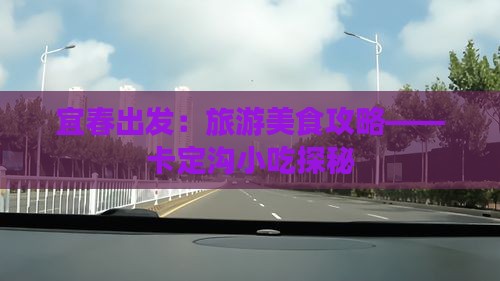 宜春出发：旅游美食攻略——卡定沟小吃探秘
