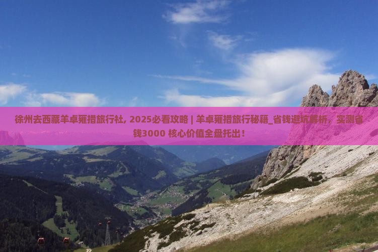 徐州去西藏羊卓雍措旅行社