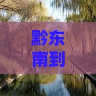 黔东南到西藏巴松措个人游