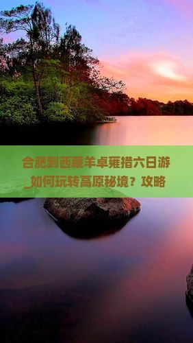 合肥到西藏羊卓雍措六日游