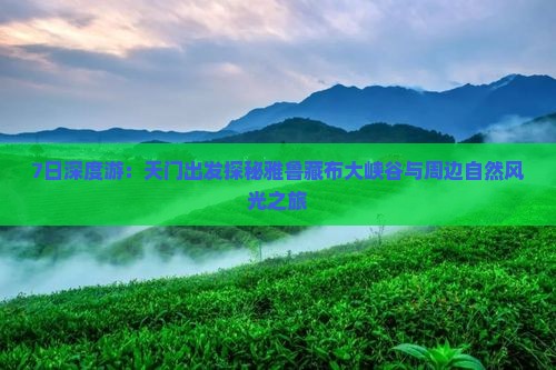 7日深度游：天门出发探秘雅鲁藏布大峡谷与周边自然风光之旅
