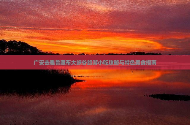 广安去雅鲁藏布大峡谷旅游小吃攻略与特色美食指南