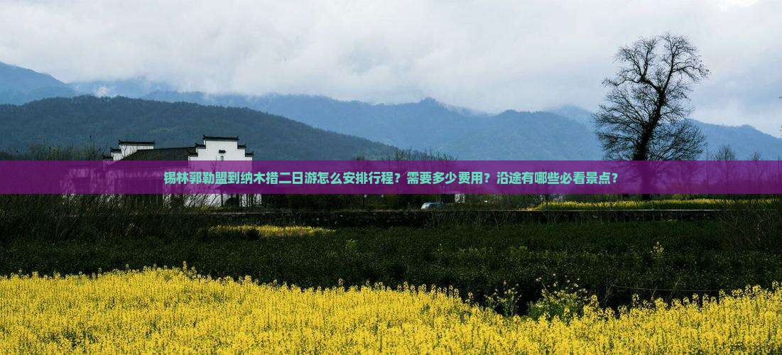 锡林郭勒盟到纳木措二日游怎么安排行程？需要多少费用？沿途有哪些必看景点？