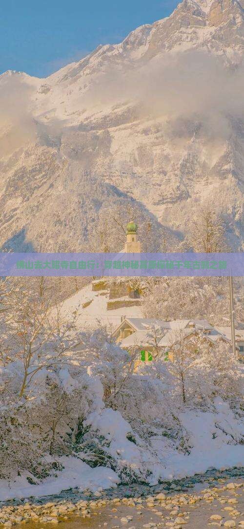 佛山去大昭寺自由行：穿越神秘高原探秘千年古刹之旅