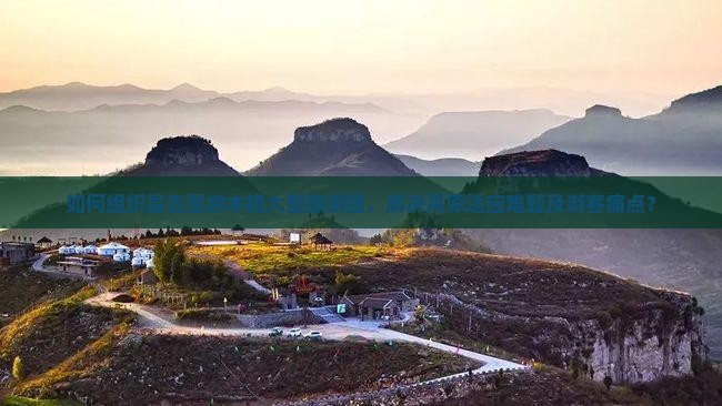 如何组织昌吉至纳木措大型旅游团，解决高原适应难题及游客痛点？