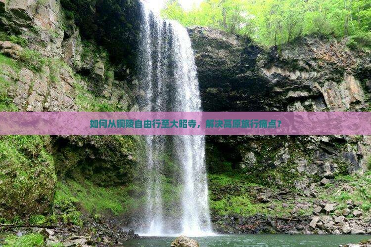 如何从铜陵自由行至大昭寺，解决高原旅行痛点？