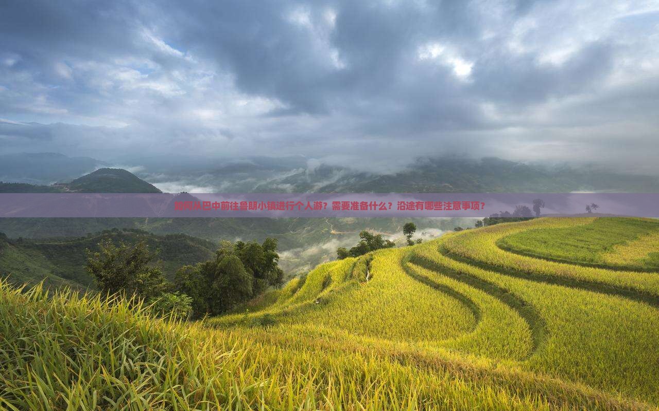 如何从巴中前往鲁朗小镇进行个人游？需要准备什么？沿途有哪些注意事项？