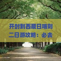 开封到西藏日喀则二日游