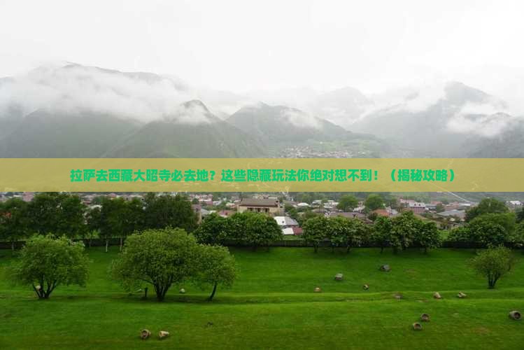 拉萨去西藏大昭寺必去地