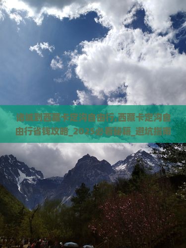 诸城到西藏卡定沟自由行