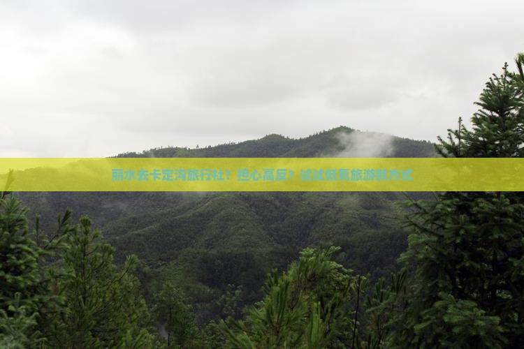 丽水去卡定沟旅行社？担心高反？试试低氧旅游新方式