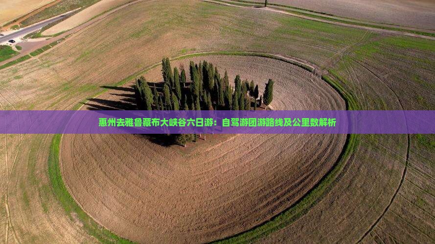 惠州去雅鲁藏布大峡谷六日游：自驾游团游路线及公里数解析