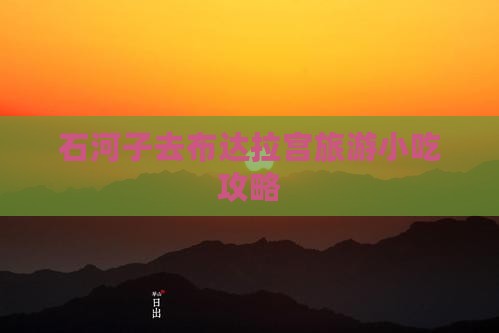 石河子去布达拉宫旅游小吃攻略