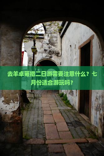 去羊卓雍措二日游需要注意什么？七月份适合游玩吗？