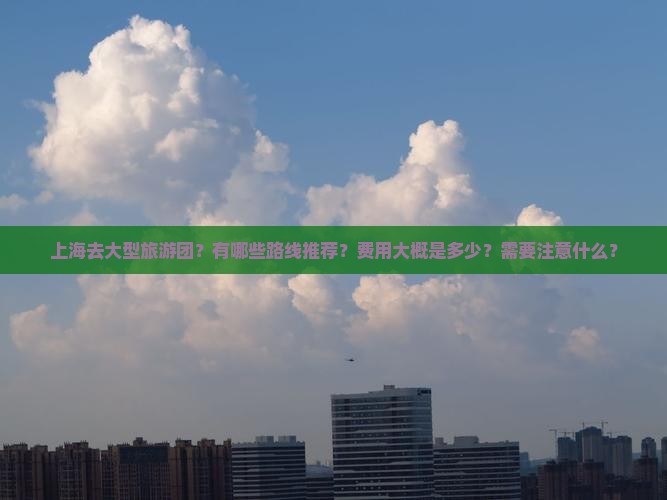 上海去大型旅游团？有哪些路线推荐？费用大概是多少？需要注意什么？
