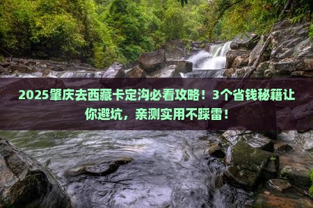 肇庆去西藏卡定沟攻略
