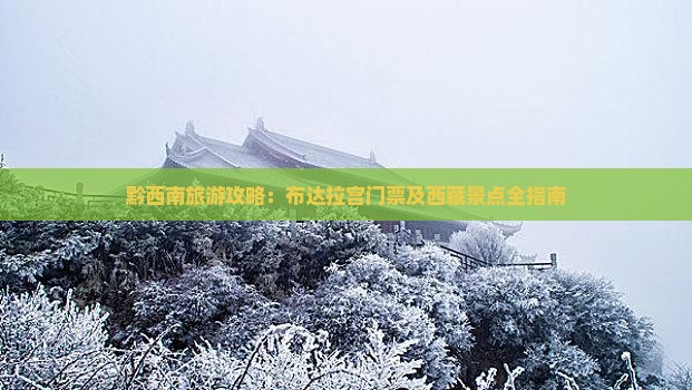 黔西南去西藏布达拉宫门票