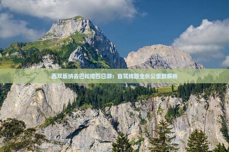 西双版纳去巴松措四日游：自驾线路全长公里数解析
