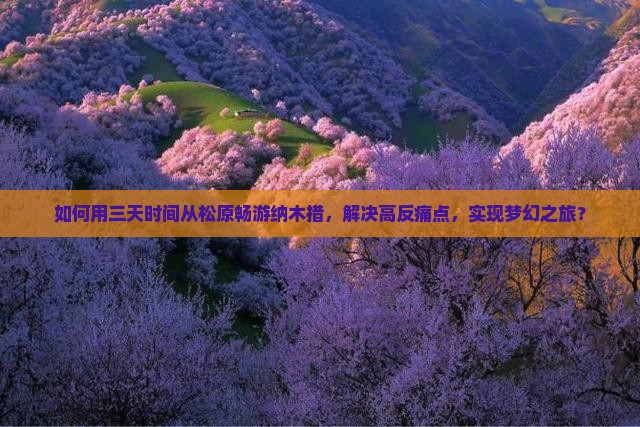 如何用三天时间从松原畅游纳木措，解决高反痛点，实现梦幻之旅？