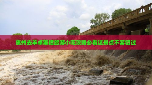 惠州去羊卓雍措旅游小吃攻略必看这景点不容错过