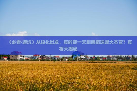 绥化去西藏珠峰大本营一日
