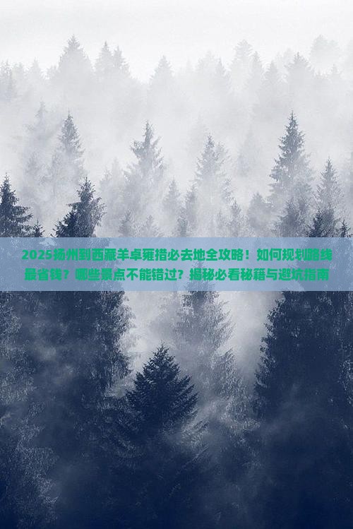 扬州到西藏羊卓雍措必去地