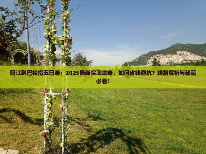 阳江到西藏巴松措五日游