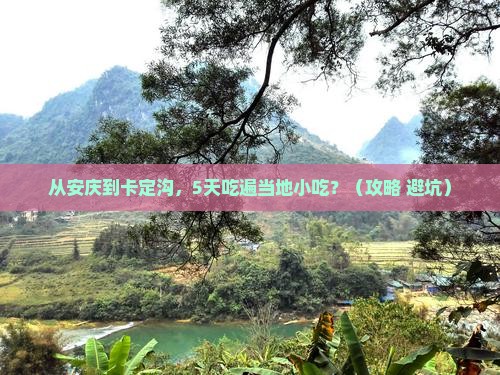 安庆到西藏卡定沟旅游小吃