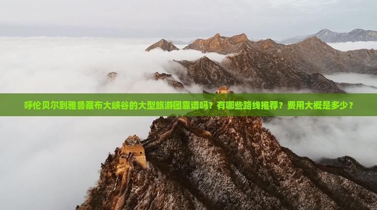 呼伦贝尔到雅鲁藏布大峡谷的大型旅游团靠谱吗？有哪些路线推荐？费用大概是多少？