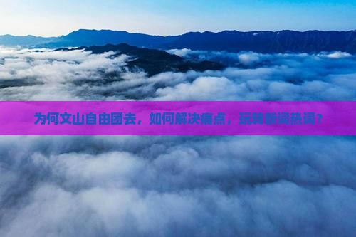 为何文山自由团去，如何解决痛点，玩转新词热词？