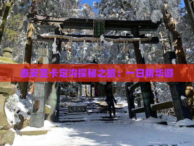 泰安至卡定沟探秘之旅：一日精华游