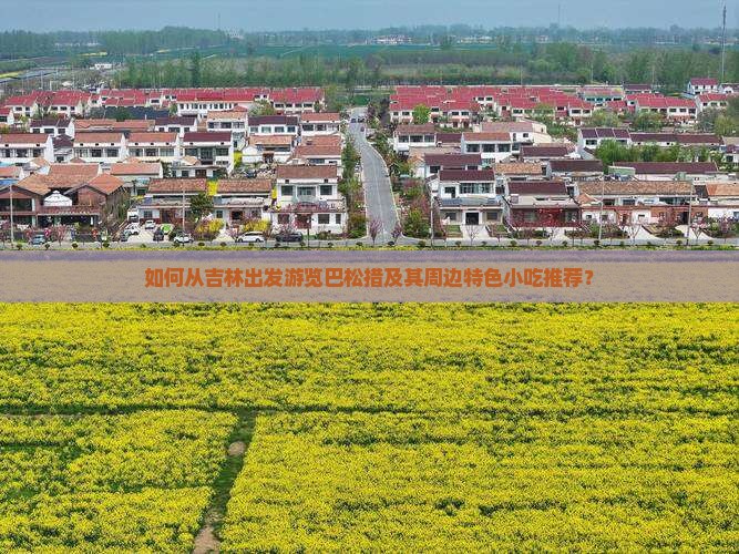 如何从吉林出发游览巴松措及其周边特色小吃推荐？