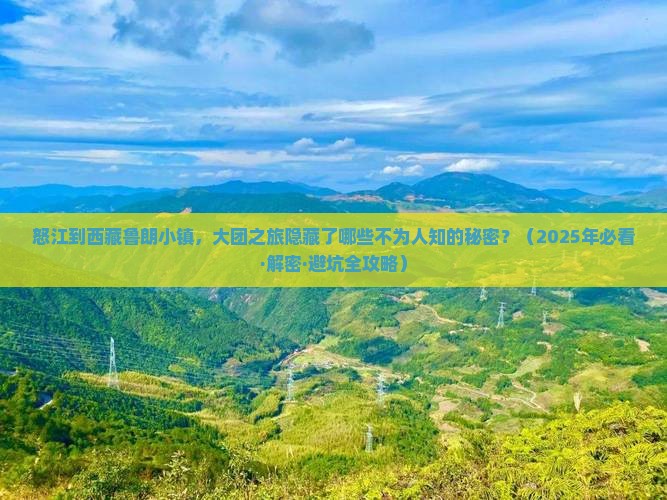 怒江到西藏鲁朗小镇大型旅游团